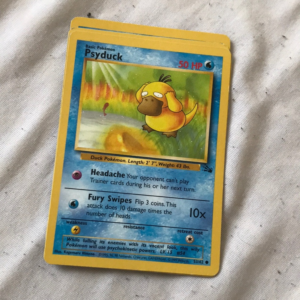 Psyduck Pokémon card